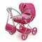 Baby Alive: Deluxe Classic Doll Pram - Pink & Rainbow - Includes Matching Handbag/Diaper Bag, Fits Dolls up to 18", Large Canopy, Storage Basket & Bassinet, Pretend Play